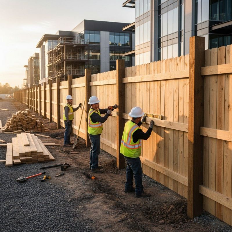 Wood Fence Installation